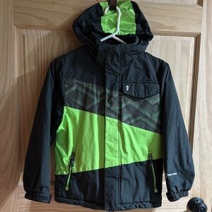 Kids Black and Green Jacket